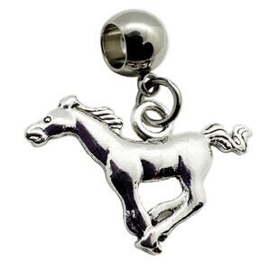 Horse Galloping Running Charm